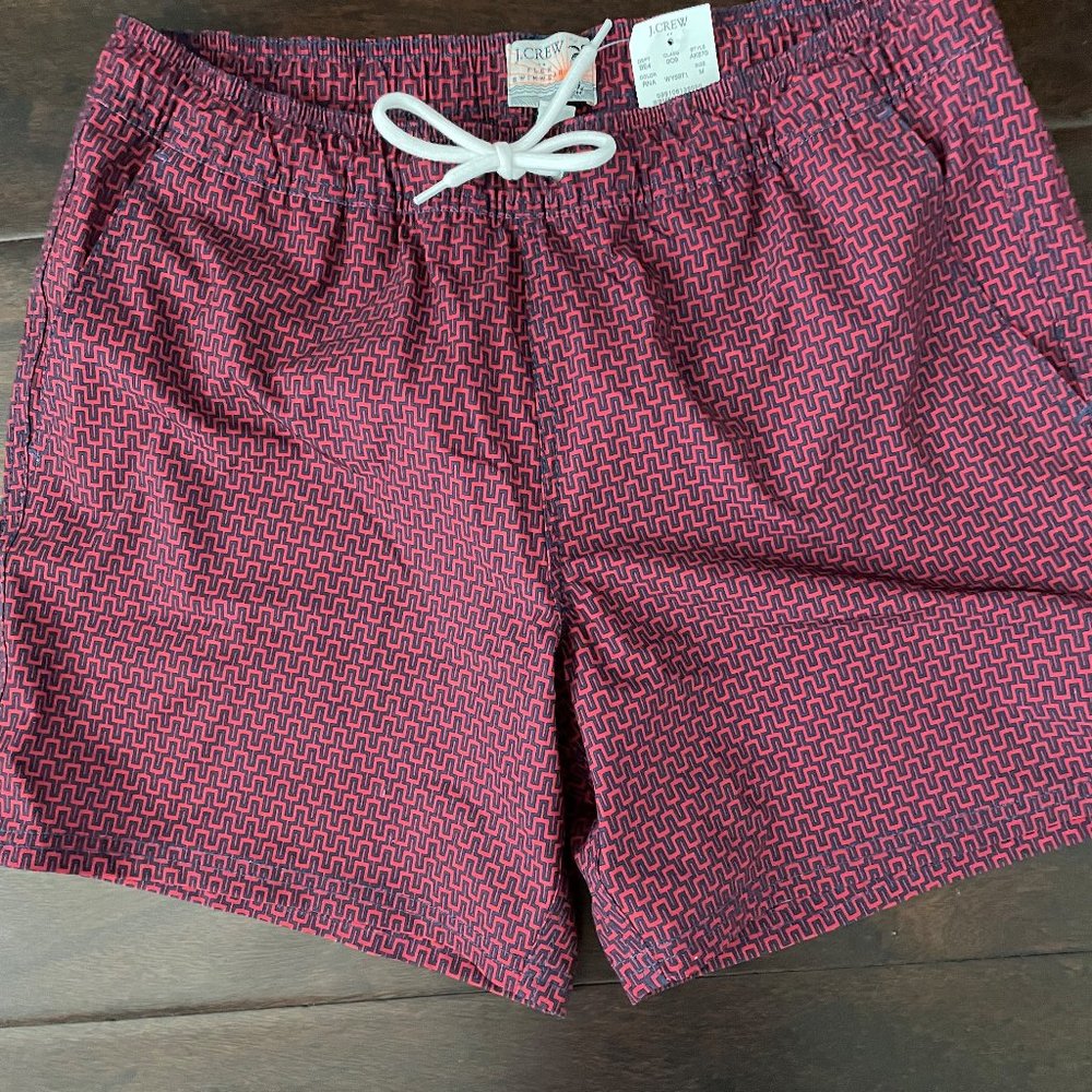 J.Crew NWT Flex swim trunks sz M